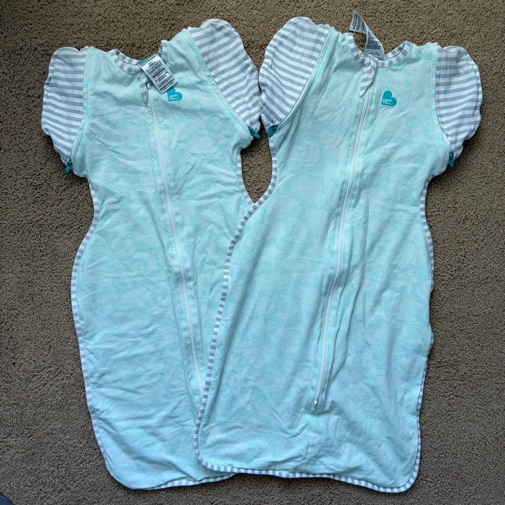 Organic Large Love to Dream Swaddle UP Transition Sleep Sacks 1.0 TOG